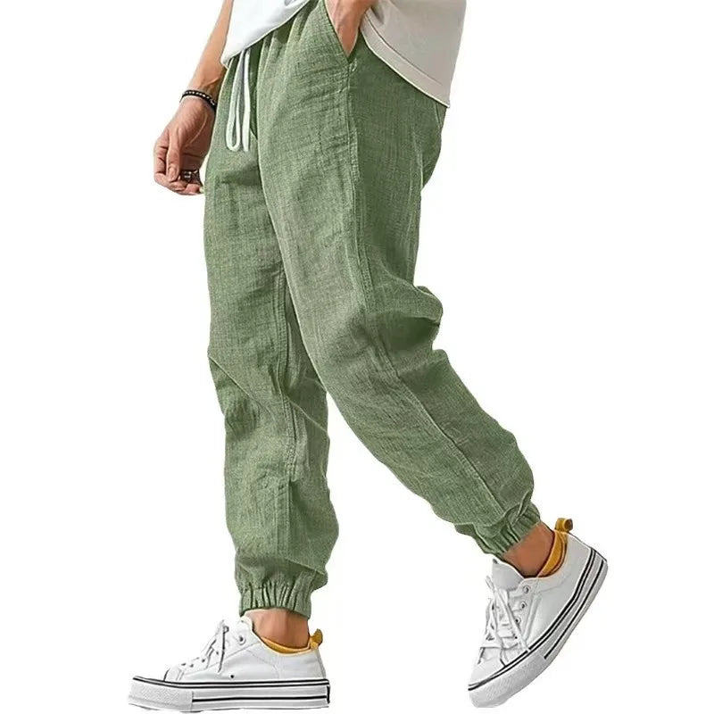Men's Elastic Waist Casual Pants For Everyday Wear