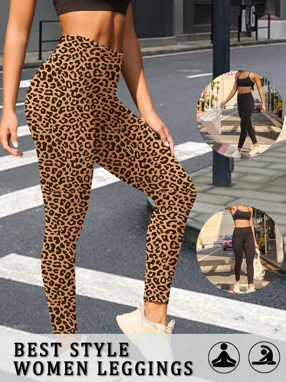 Women's High Waist Full Length Leggings For Workout Outfits