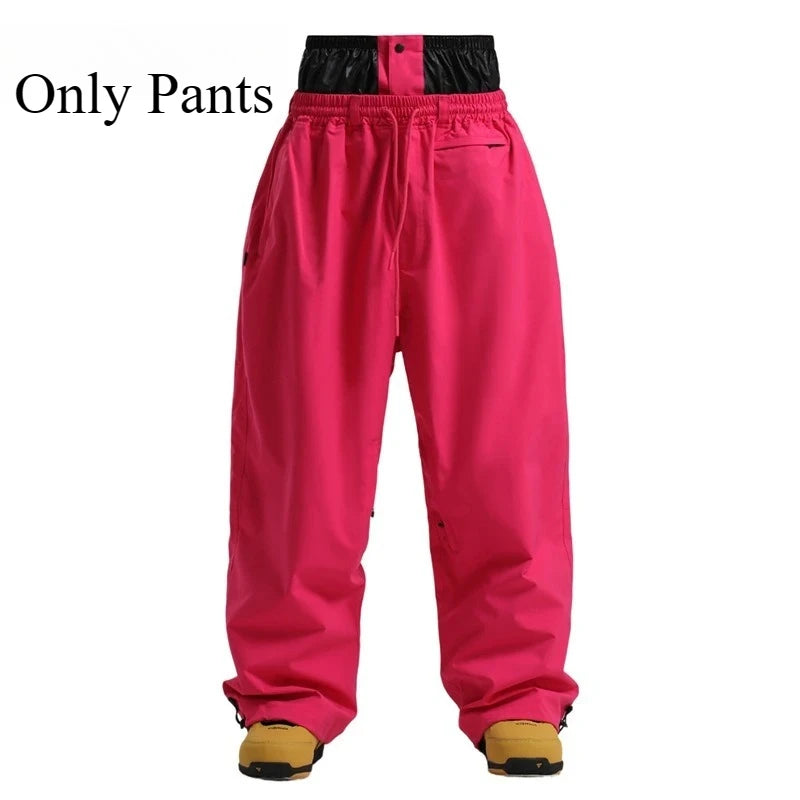 Full Length Loose Fit Ski and Snowboard Winter Pants
