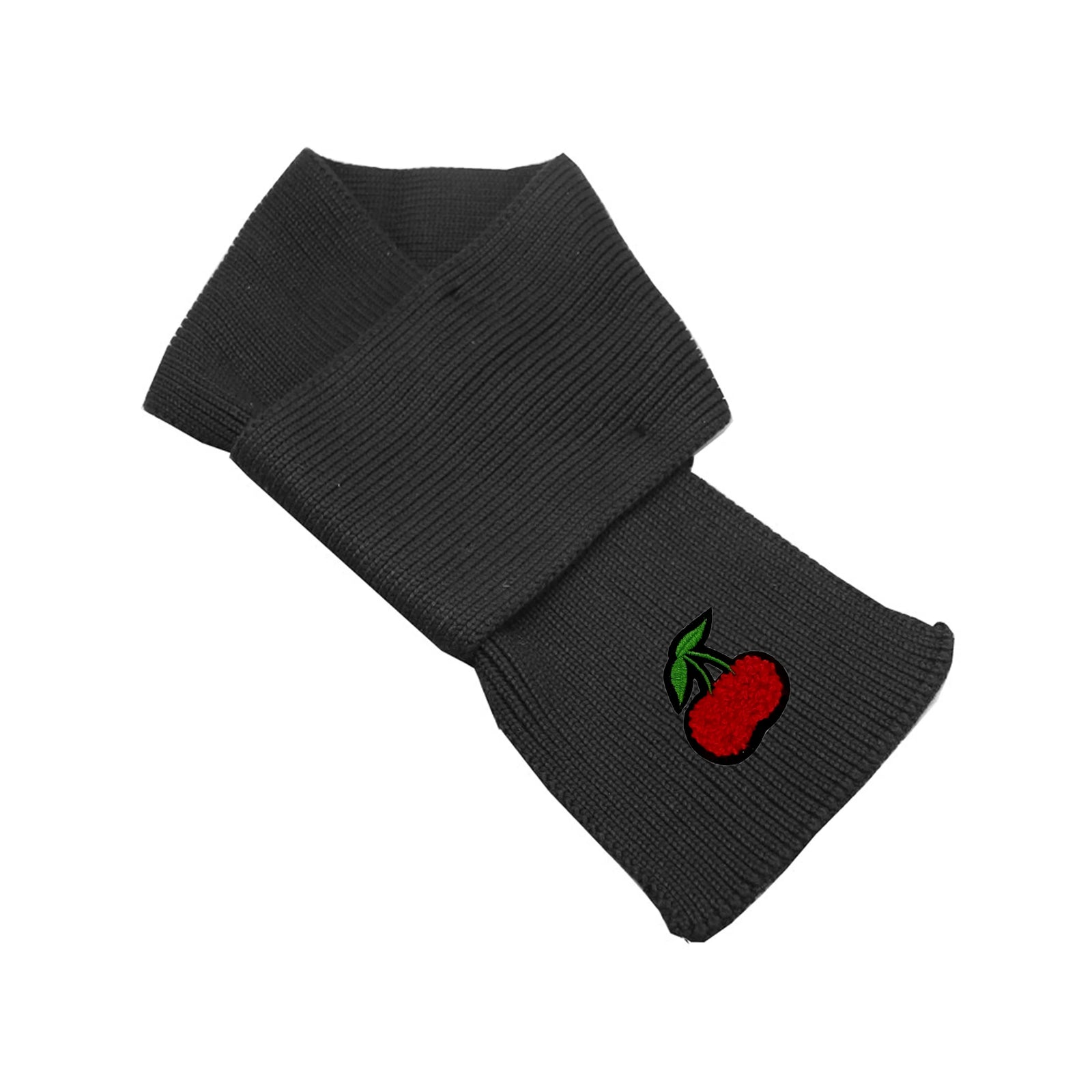 Children's Cotton Knitted Beanie with Patch Designs and Original Size Options