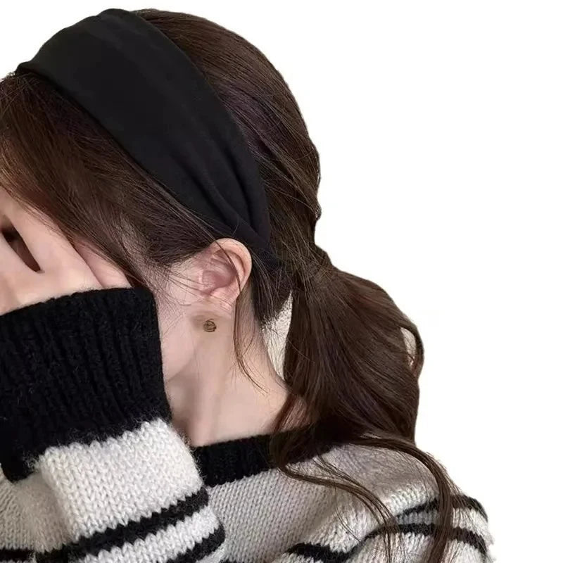 Wide Fabric Covered Padded Headband for Everyday Hair Styling