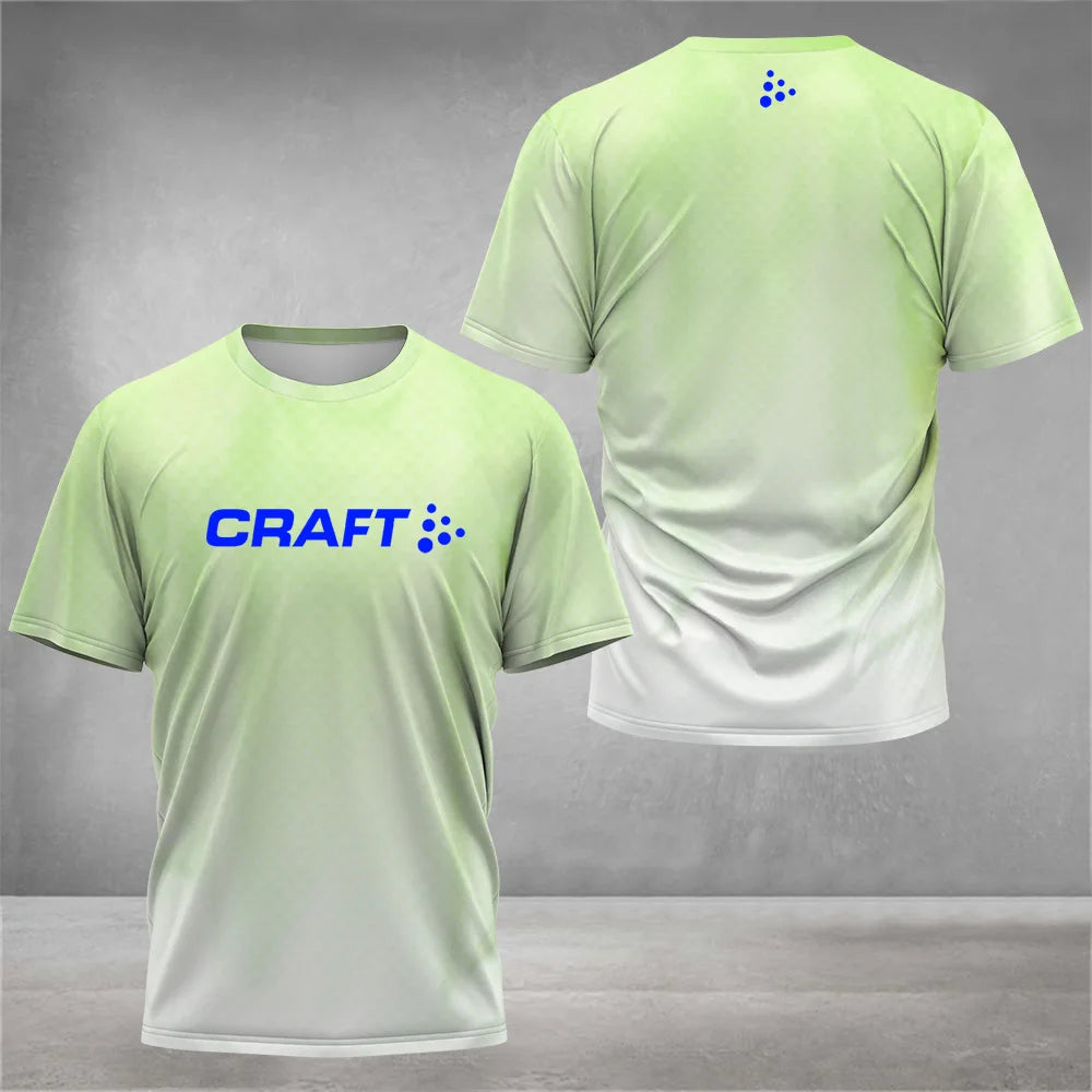 Printed Court Sports Short Sleeve T-shirt For Sports Outfits