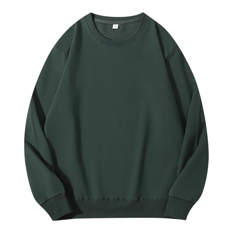 Long Sleeve Casual Pullover Sweatshirt with Original Style Options