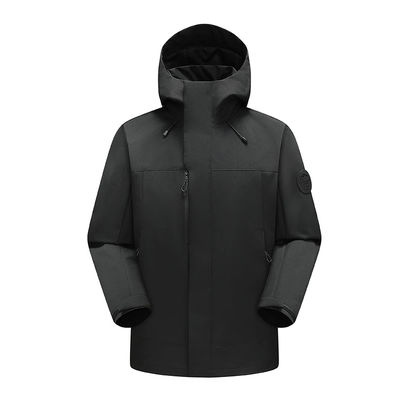 Unisex Waterproof Oil-Resistant Hiking Jacket for Trekking