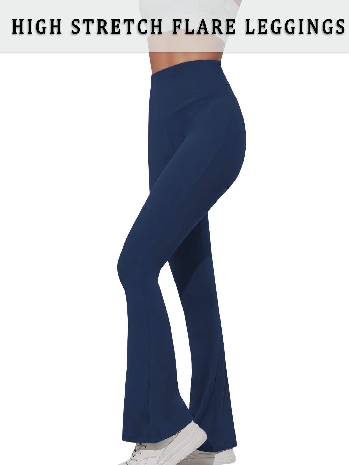 Women's High Waist Flared Leggings For Workout Outfits