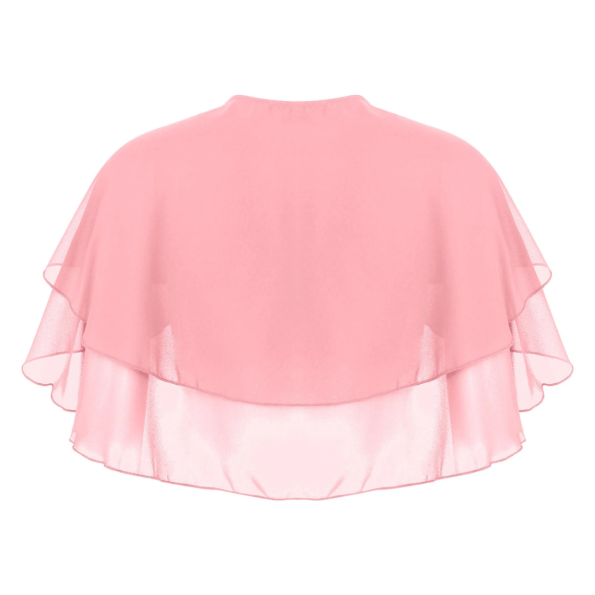 Layered Chiffon Capelet for Layering over Dresses and Tops