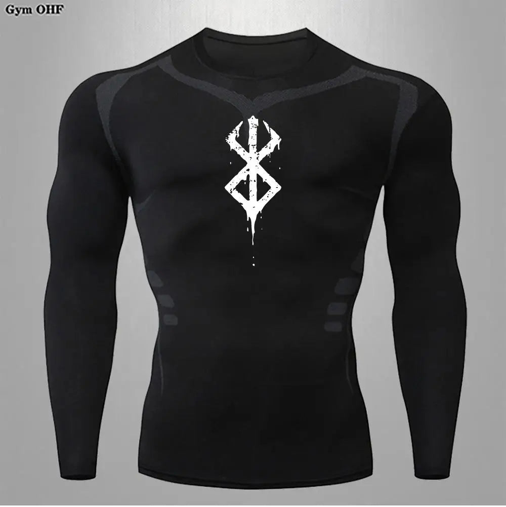 Fitted Crew Neck Short Sleeve Compression T Shirt