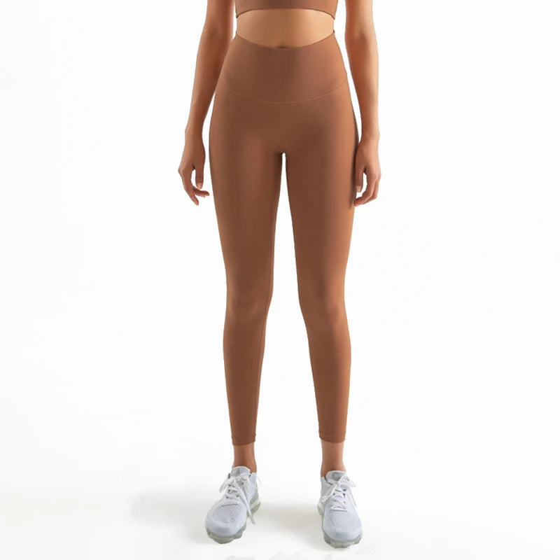 Women's Side Pocket Full Length Leggings For Workout Outfits