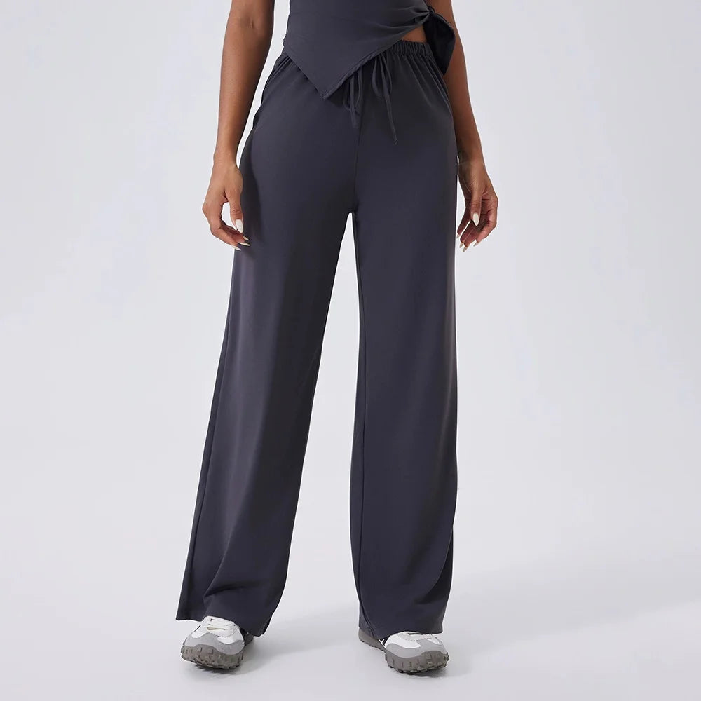 Women's Sleeveless Crop Top and Pants Workout Set