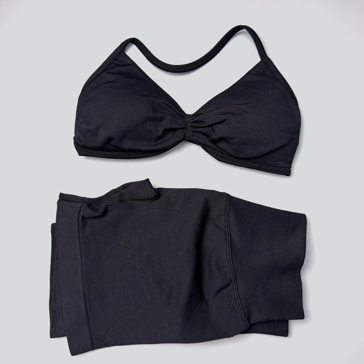Women's Halter Bra And Variable Bottoms Yoga Set
