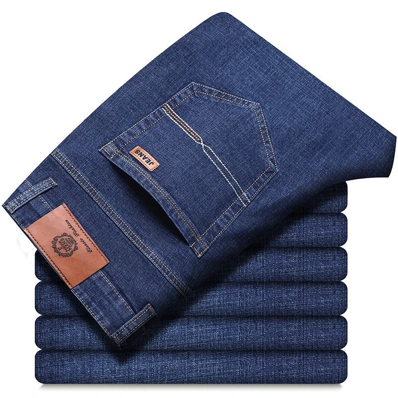 Men's Straight Leg Denim Jeans for Casual Everyday Wear