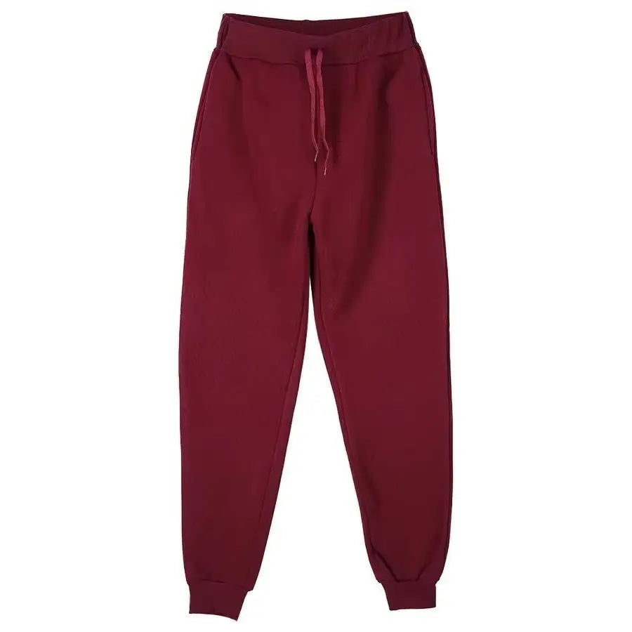 Full Length Drawstring Waist Casual Running Jogger Pants