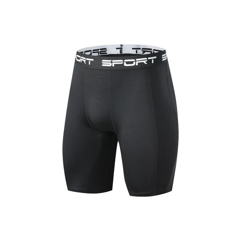 Men's Fitted Training Shorts for Gym and Running