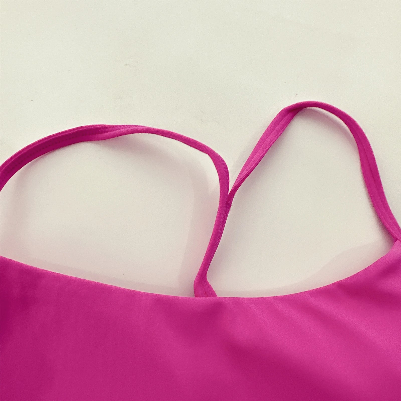 Women's Thin Strap Scoop Neck Sports Bra