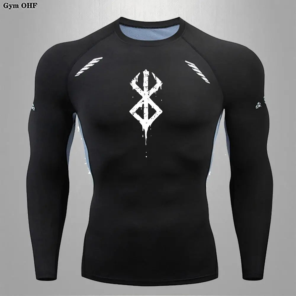 Fitted Crew Neck Short Sleeve Compression T Shirt