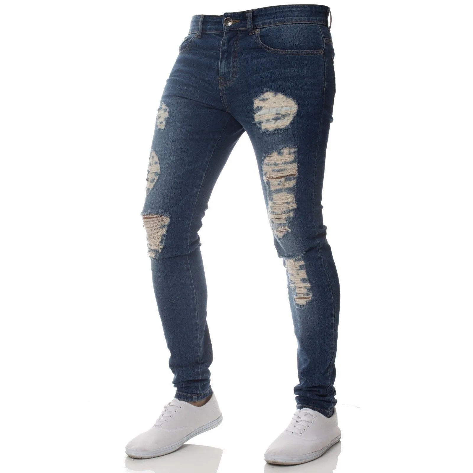 Men's Straight Leg Denim Jeans for Casual Everyday Wear