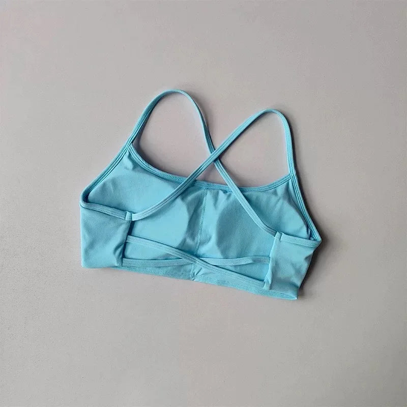 Women's Multi Strap Cross Back Sports Bra For Workout Outfits