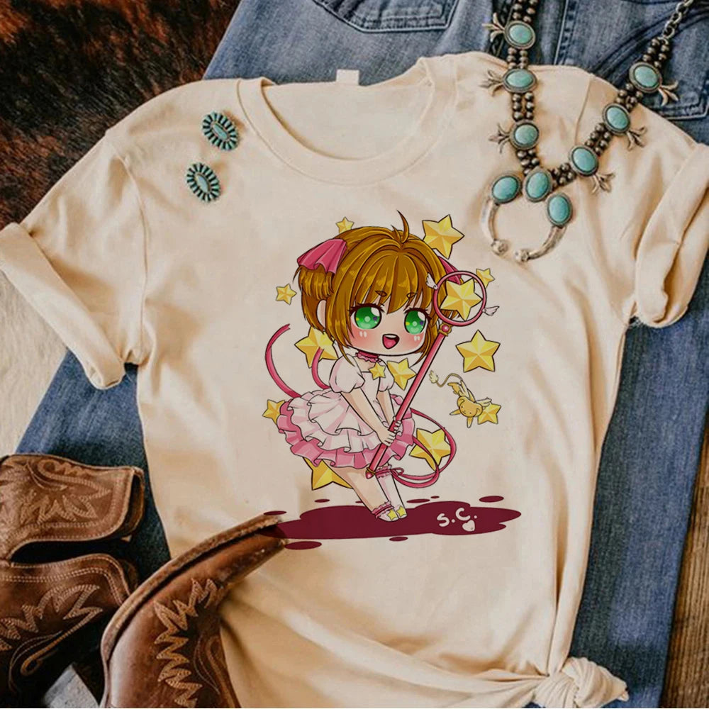 Cardcaptor Sakura Graphic Short-Sleeve T-Shirt
