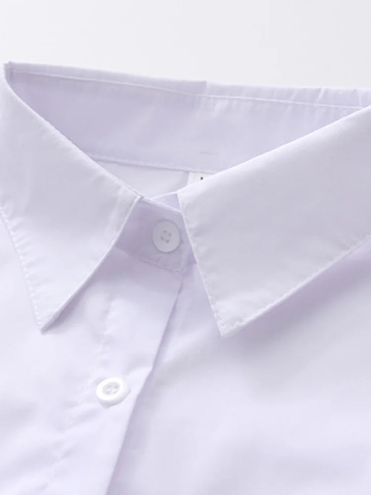 Women's Embroidered Collared Long Sleeve Shirt
