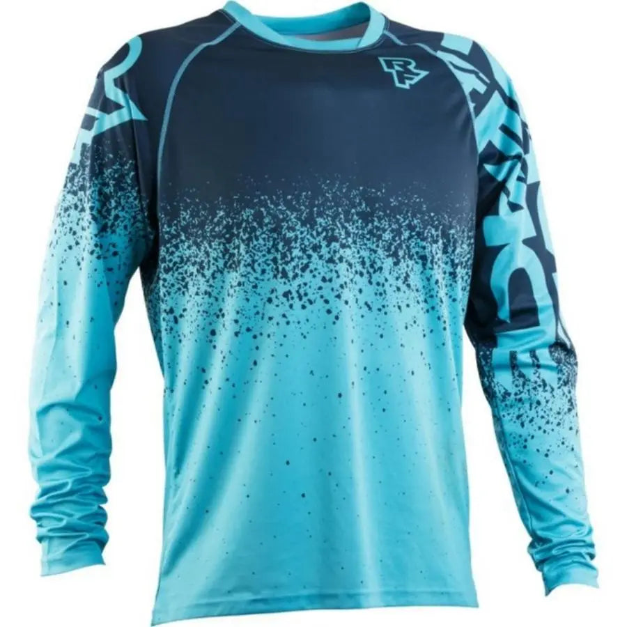Men's Long Sleeve Pullover Cycling Jersey for Road and Mountain Biking