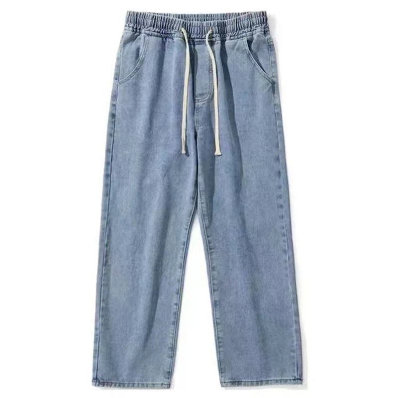 Men's Wide Leg Denim Jeans for Casual Everyday Wear