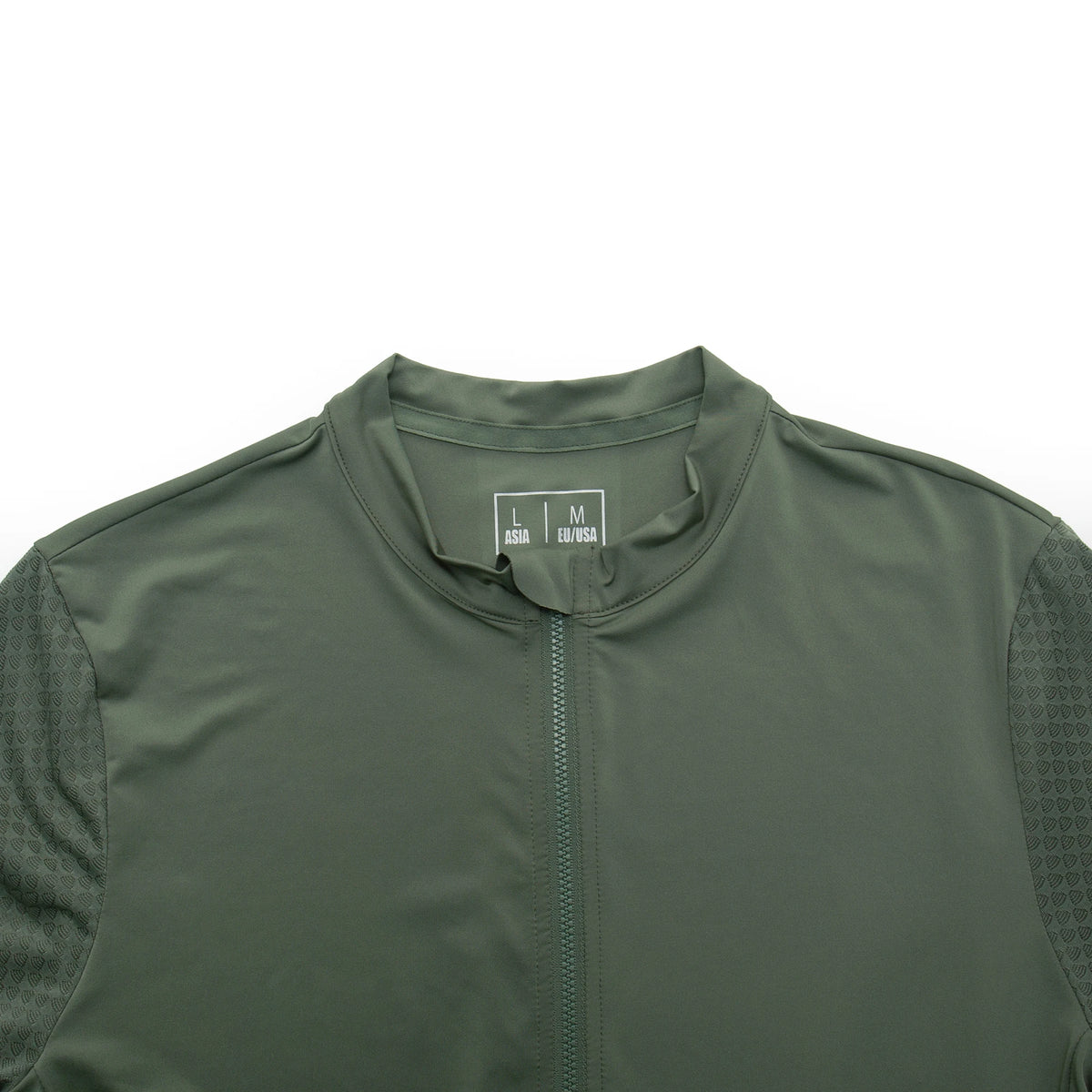 Men's Short Sleeve Full-Zip Cycling Jersey with Mesh Sleeves and Pockets