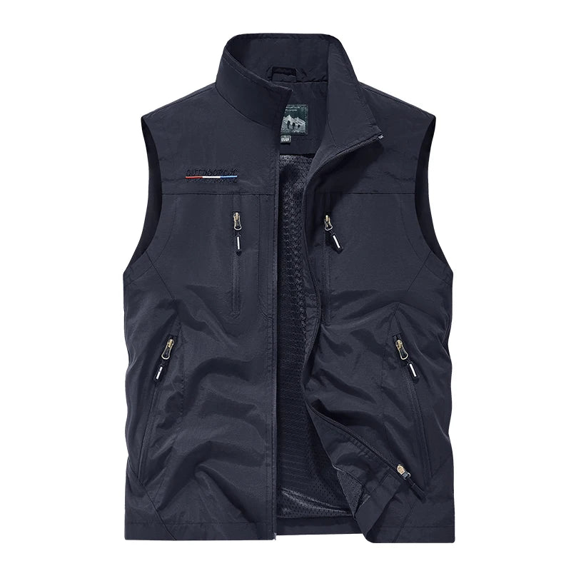 Men's Zipper-Pocket Utility Vest