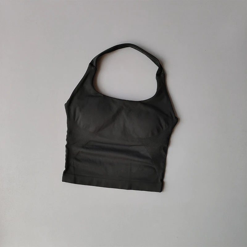 Women's Halter Neck Longline Tank Top