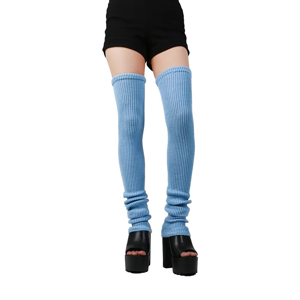 Solid Long Leg Warmers with Original Length Options