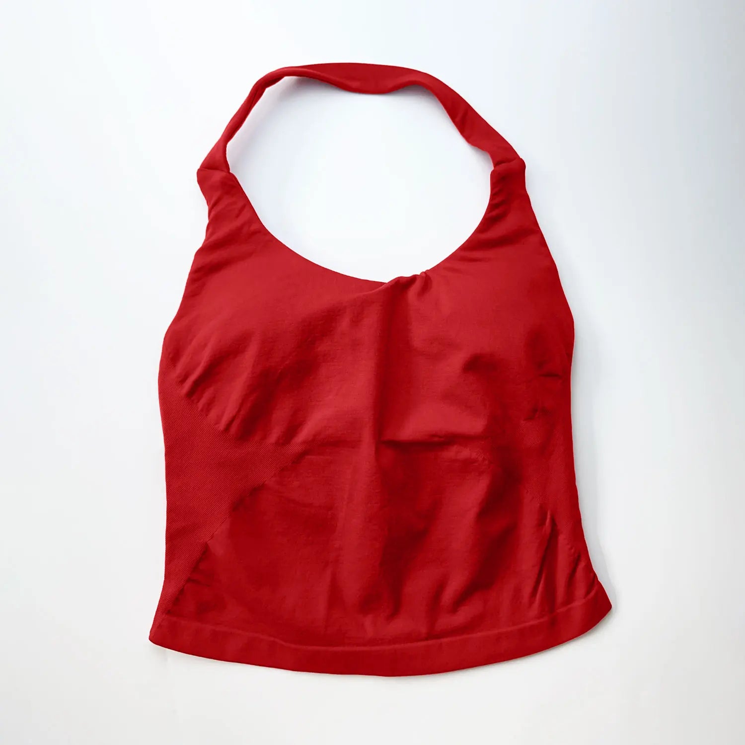 Women's Halter Neck Longline Fitted Tank Top For Workout Outfits