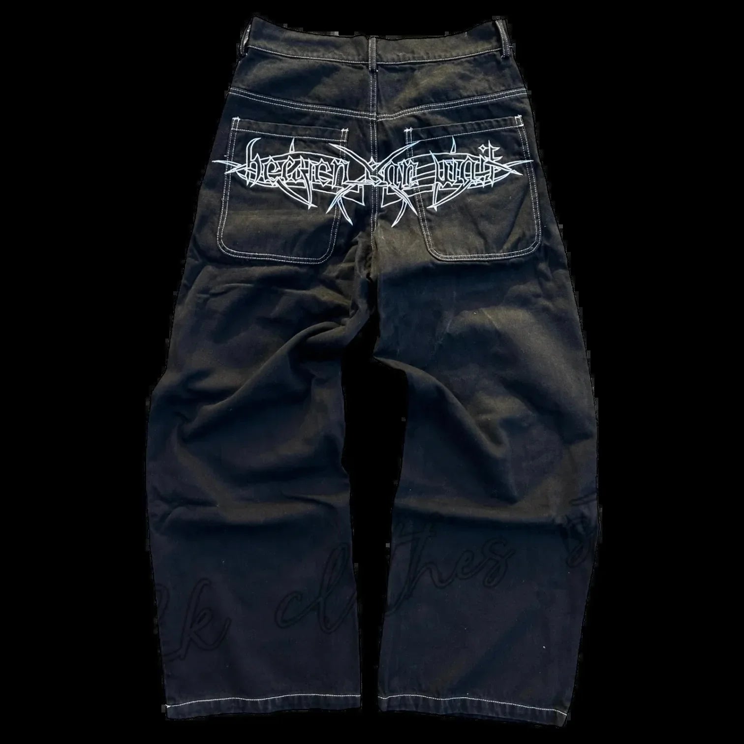 Men's Wide Leg Denim Jeans for Casual Everyday Wear