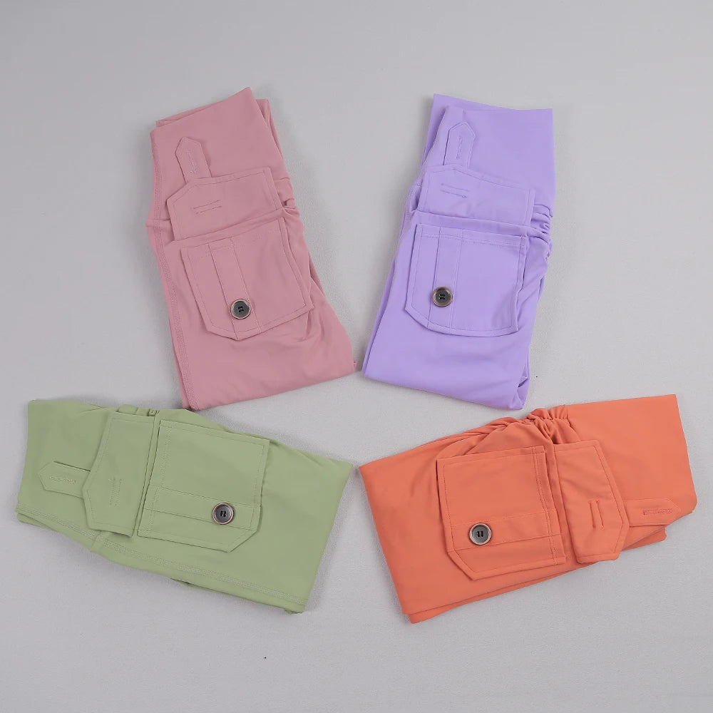 Women's Back Pocket Full Length Leggings For Workout Outfits