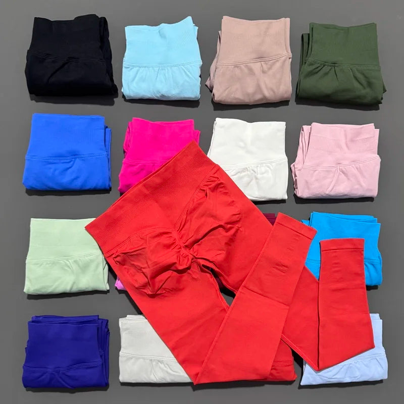 Women's Scrunch Full Length Leggings For Workout Outfits