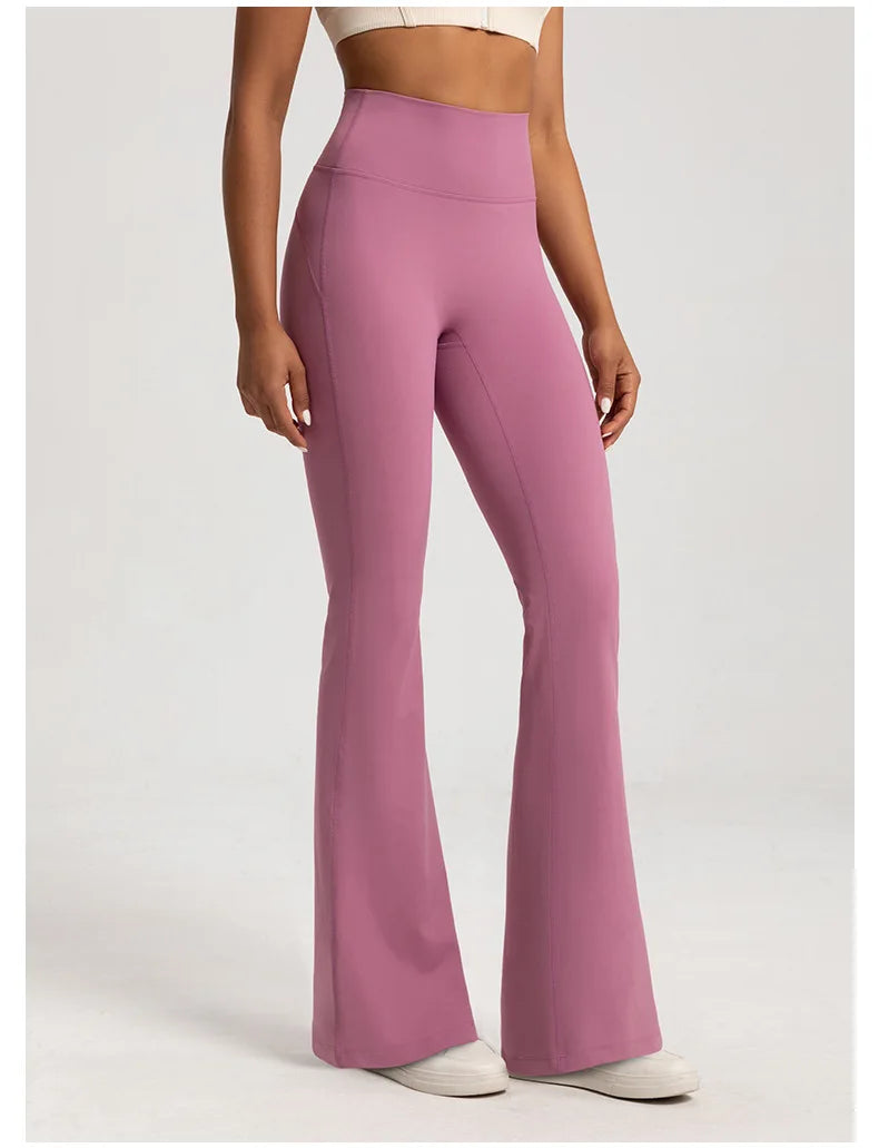 Women's High Waist Flared Pants