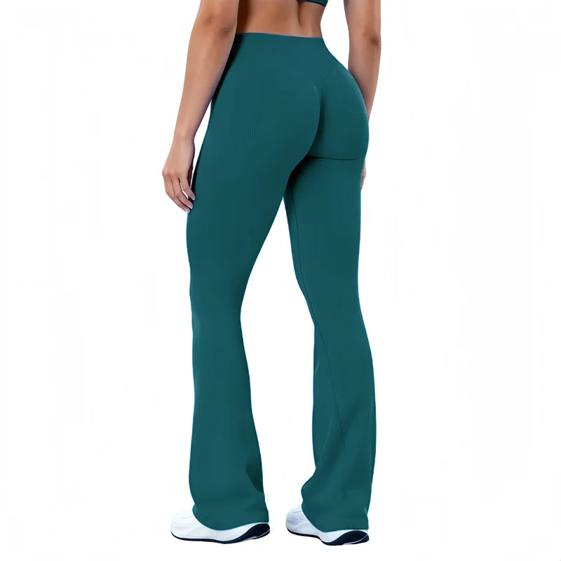 Women's Flared Leggings For Workout Outfits And Layering