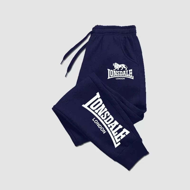 Men's Graphic Print Elastic Waist Casual Pants For Everyday Wear
