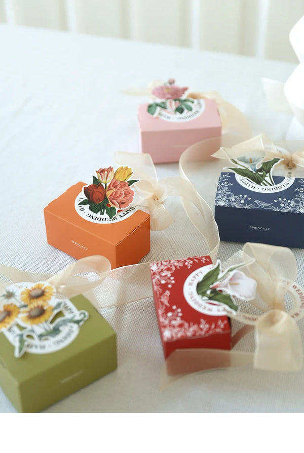 Multicolor Luxury Portable Candy Box Ramadan Eid Mubarak Cosmetics Packaging Candy Box Gift Bag Birthday Party Decoration
