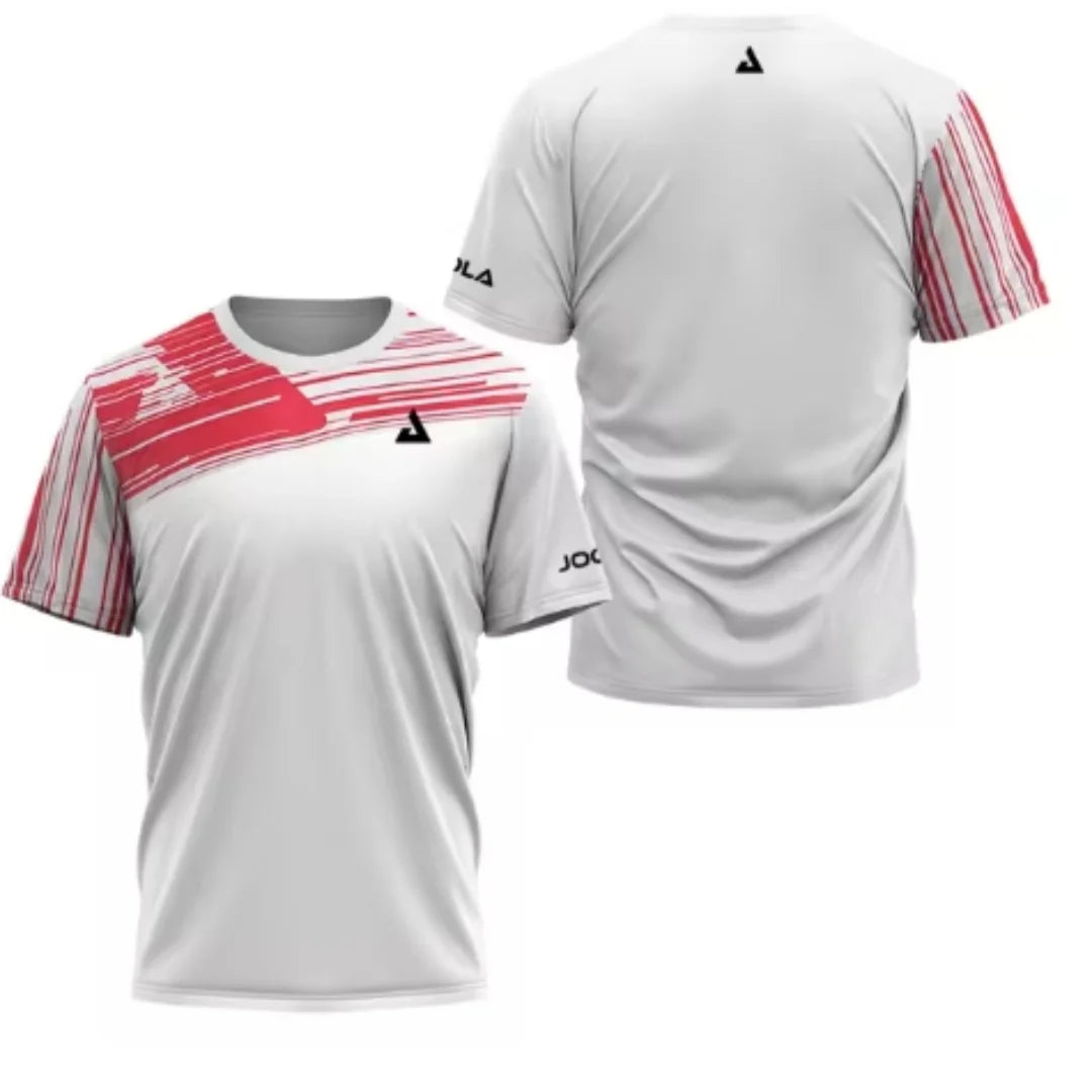 Floral Court Sports Short Sleeve T-shirt For Sports Outfits