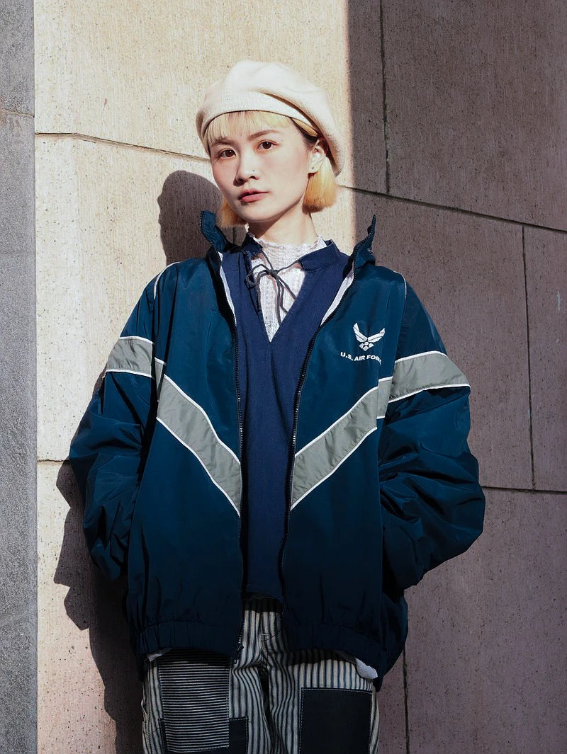 Outdoor AIR FORCE PTU Waterproof Breathable Running Training Physical Fitness Jacket Windbreaker Unisex Sportswear