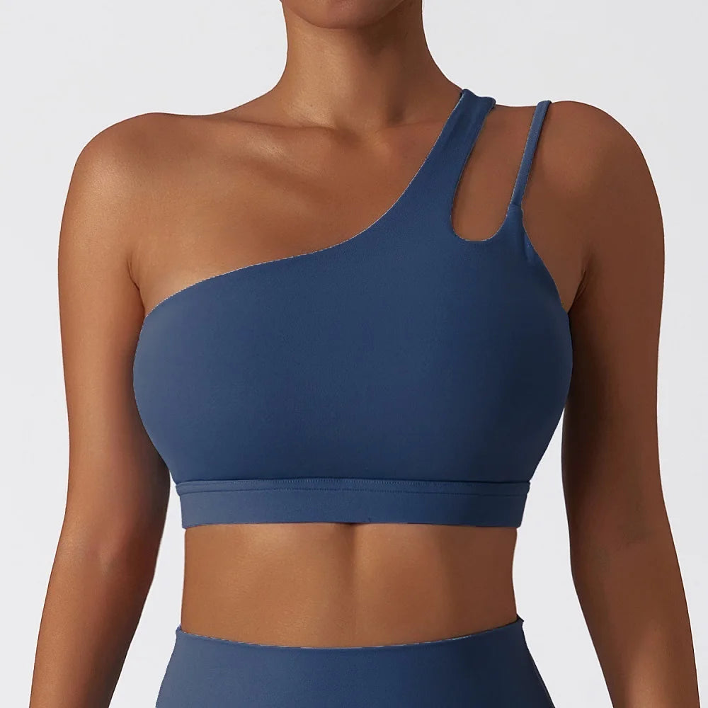 Women's One-Shoulder Sports Bra