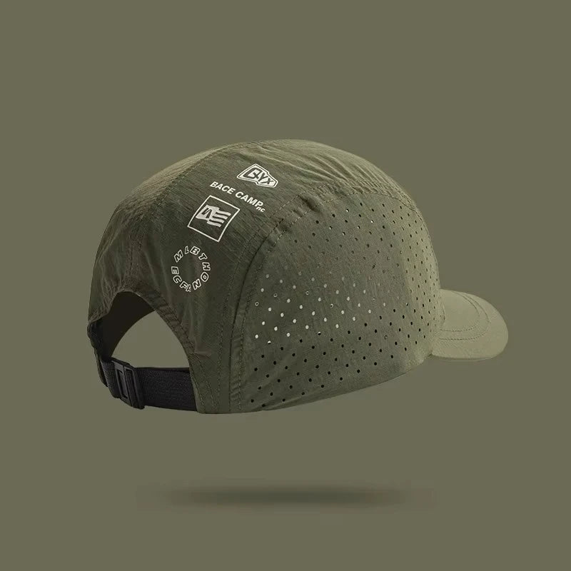 Adjustable Baseball Cap with Solid and Perforated Style Options