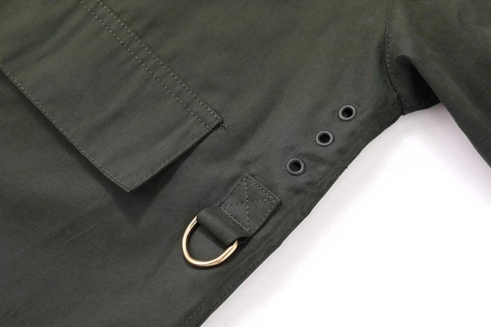 Outdoor hunting tactical plus size men's windbreaker baseball check work cropped corduroy waterproof fishing plaid jacket