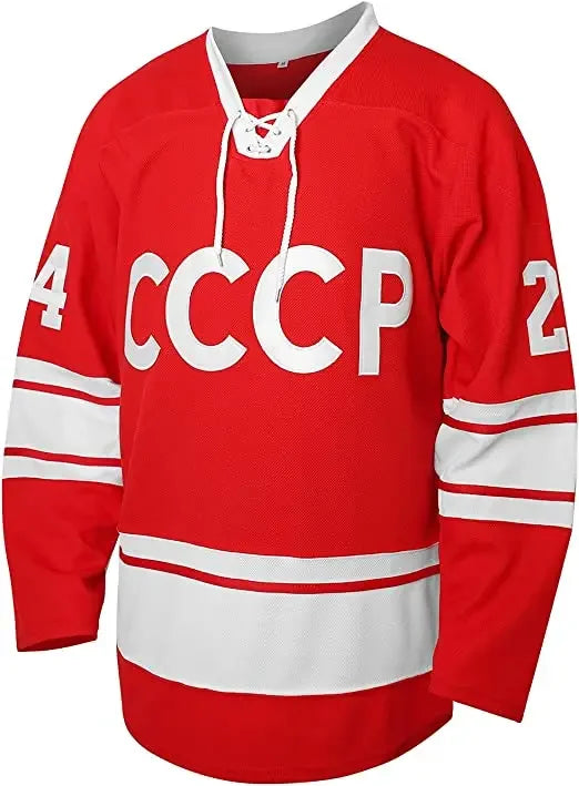 CCCP Player Number Graphic Long Sleeve Jersey For Sports Outfits