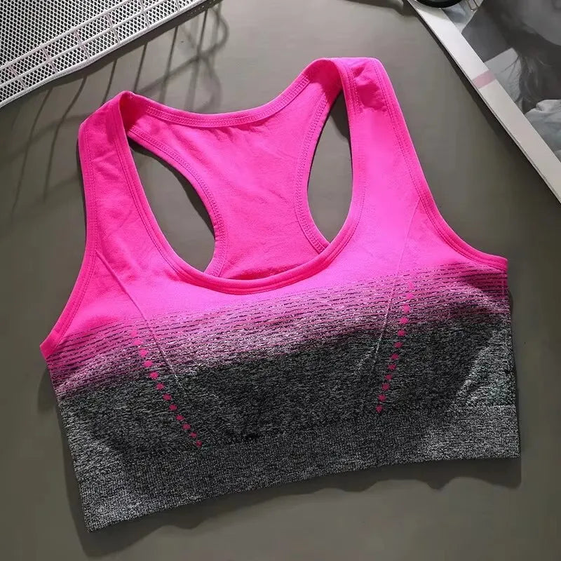 Women's Gradient Racerback Sports Bra