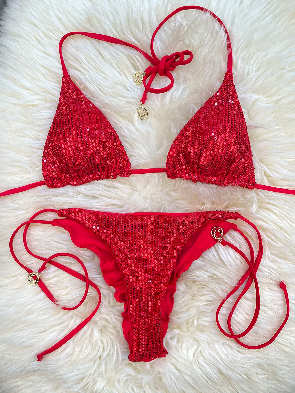 Sequin Detail Bikini