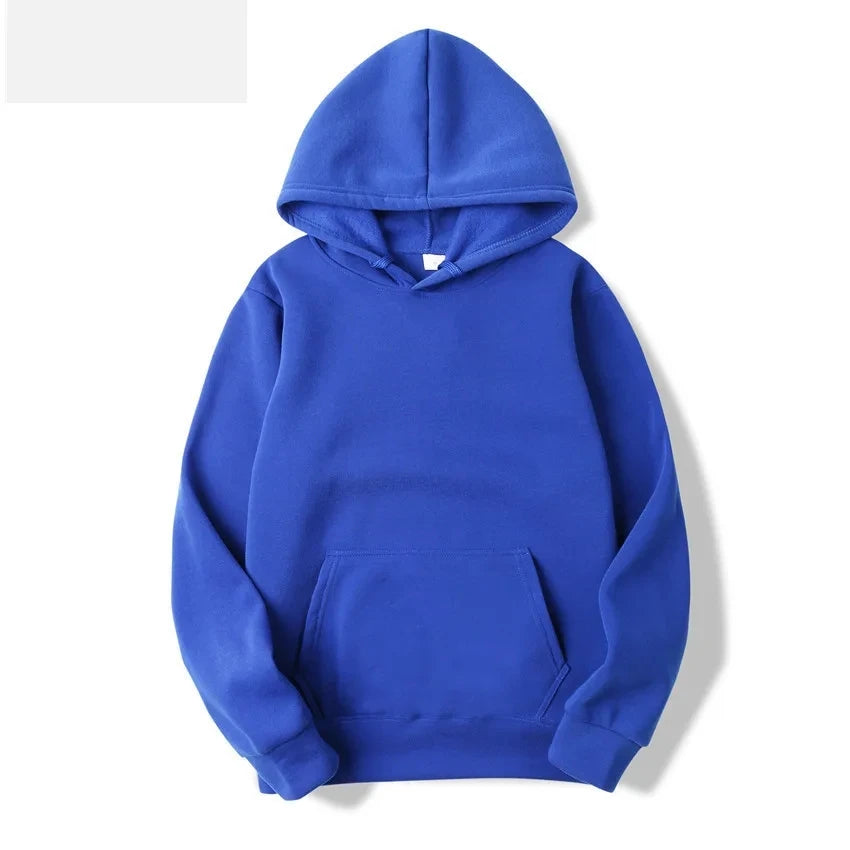Long Sleeve Casual Hooded Sweatshirt with Relaxed Streetwear Styling