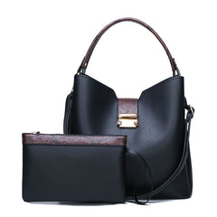 High Quality Leather Hand Bag Sets Large Shoulder Bag Women Crossbody Messenger Bags