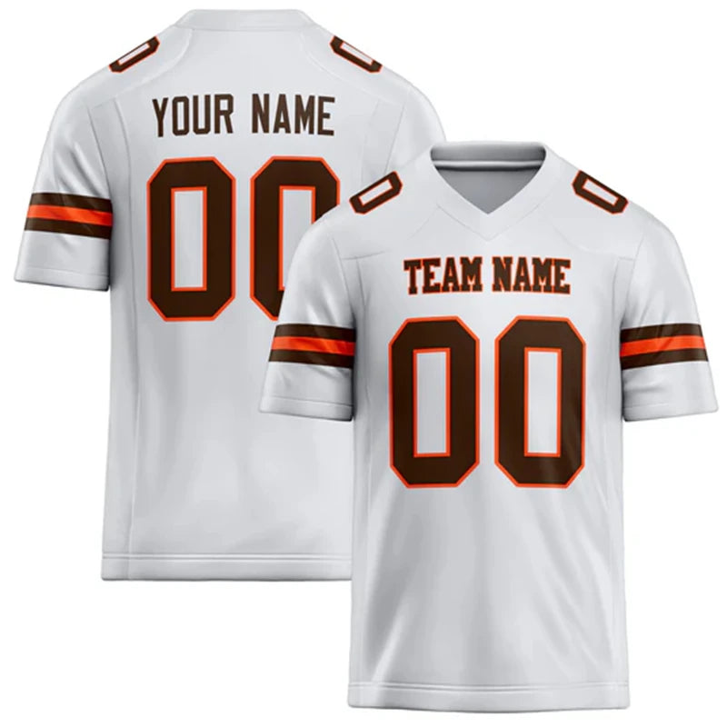 Rugby Graphic Short Sleeve Sports Jersey with Number Print