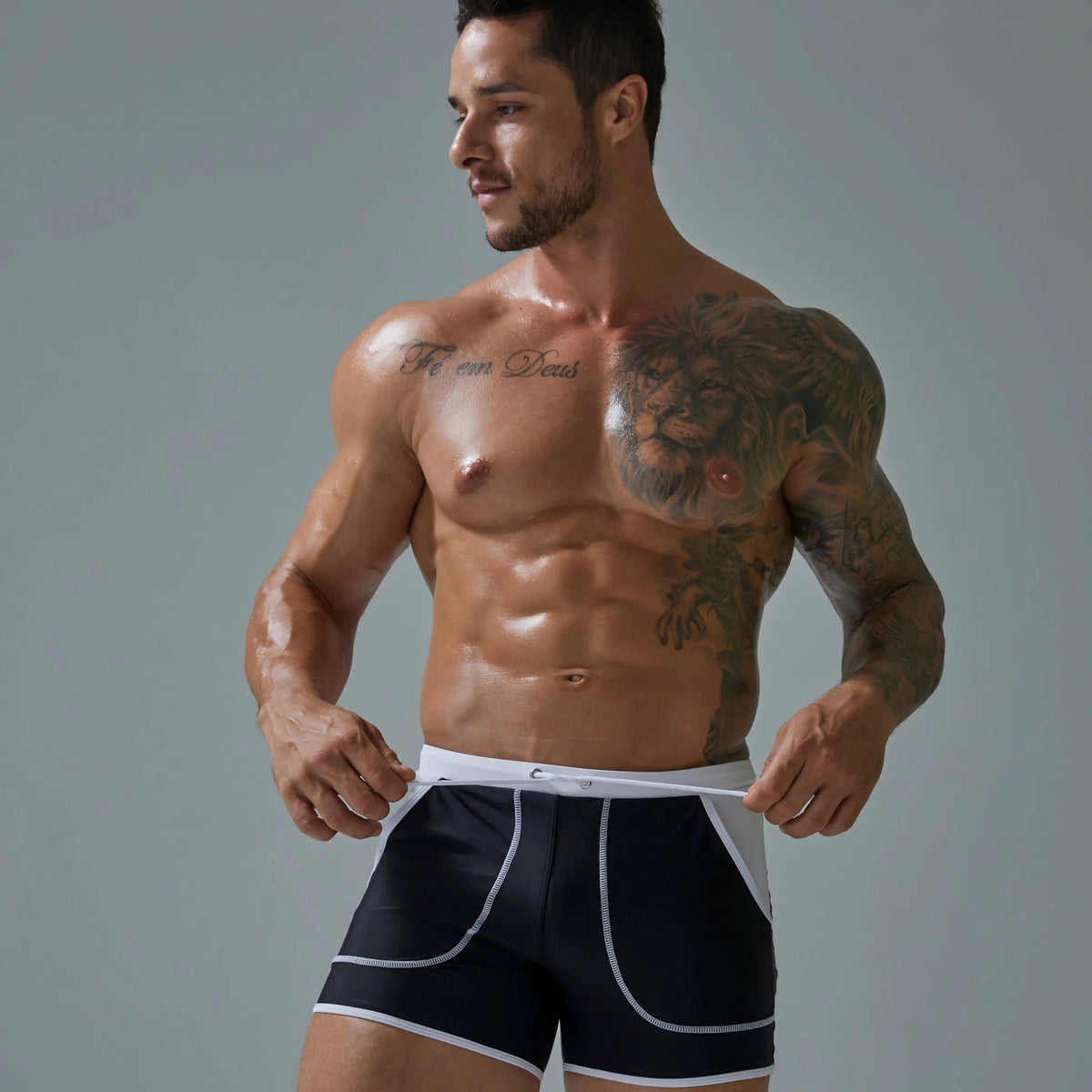 Men's Swim Shorts for Pool Swimming and Summer Beach Outfits