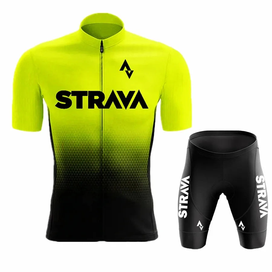 Men's Graphic Cycling Jersey and Shorts with Outfit Set Options